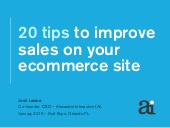 20 Tips to Improve Sales on your Ec...