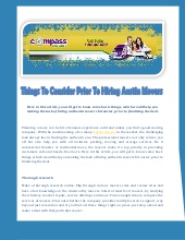 Things To Consider Prior To Hiring ...